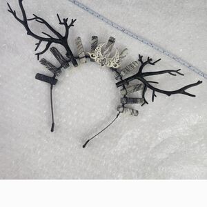 Moon Goddess Crystal Tiara Headpiec Fairy Dark Wedding Costume Renaissance Stone